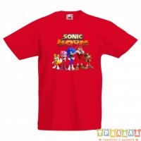 Детска тениска Соник Sonic the Hedgehog Sonic Boom 1, снимка 3 - Детски тениски и потници - 32943229