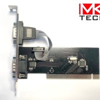 PCI to Serial 2 ports High Profile MKTECH - НОВИ, снимка 3 - Мрежови адаптери - 40798724