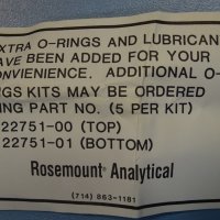 резервен елемент Rosemount Analytical 22751-00, снимка 6 - Резервни части за машини - 37125429