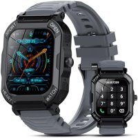 Нов Мъжки Смарт Часовник 1.85 Инча Сензорен Екран с Bluetooth Обаждания, снимка 1 - Смарт гривни - 43230330