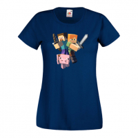Дамска тениска майнкрафт Minecraft 2 Minecraft,Игра,Забавление,подарък,Изненада,Рожден Ден., снимка 8 - Тениски - 36520772