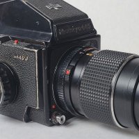 Средноформатен апарат Mamiya M645J само тяло, снимка 2 - Фотоапарати - 40336299