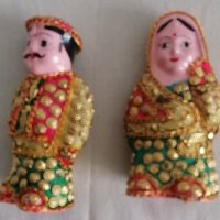 двойка Индия ръчна изработка, снимка 1 - Антикварни и старинни предмети - 39312580