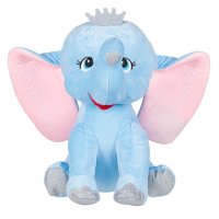 Плюшена играчка слон Ciel Silver Glitter Crown 32 см, снимка 1 - Плюшени играчки - 43307502