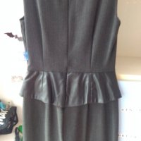 Сиво черна рокля Zara, снимка 2 - Рокли - 34881953