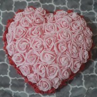 Сърце от рози - уникален бутиков подарък , снимка 1 - Подаръци за жени - 24331817