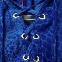 Риза -туника в кралско синьо, снимка 6 - Туники - 36994872