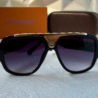 Louis Vuitton висок клас 1:1 мъжки слънчеви очила, снимка 5 - Слънчеви и диоптрични очила - 44913491