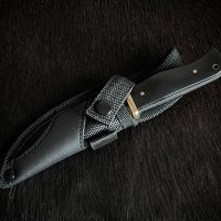 Охотничий нож Small Hunter Black Micarta (BJ067), снимка 5 - Ножове - 43730418