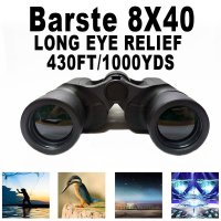 Качествен бинокъл за далечно виждане BARSTE 8X40 наблюдение на птици, снимка 4 - Екипировка - 39981374