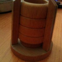 Дървен моливник сувенир 1, снимка 4 - Други ценни предмети - 37009018