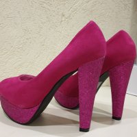 Бални обувки цвят фуксия номер 36, снимка 10 - Дамски обувки на ток - 36695745