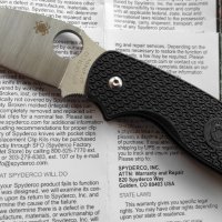 Сгъваем нож Spyderco C123 Sage 5, снимка 7 - Ножове - 39965584