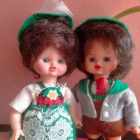 Колекционерска кукла народна носия ретро Италия Italy 13 см, снимка 16 - Колекции - 44121039