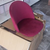 Стол бордо / комплект от два трапезни стола / столове с мека седалка и облегалка МОДЕЛ 77, снимка 7 - Столове - 33460102