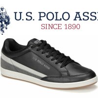 ПРОМО 🍊 U.S. POLO® № 40 & 42 🍊 Оригинални ежедневни кожени обувки в черно нови с кутия, снимка 6 - Ежедневни обувки - 28364450