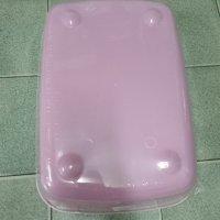 Малка Розова котешка тоалетна леген комплект с лопатка, паничка торбички съда , снимка 2 - За котки - 43655168