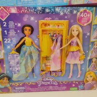 Голям комплект кукли принцеса Рапунцел и принцеса Ясмин Disney princess , снимка 8 - Кукли - 44086613