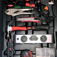  WMC Алуминиев куфар с инструменти – 186 части, снимка 4 - Ключове - 28804182