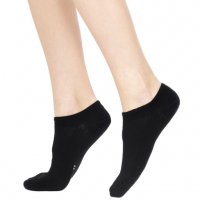 Pompea 39-42 черни италиански 70% памучни мъжки къси чорапи за маратонки Помпеа , снимка 1 - Мъжки чорапи - 21685728