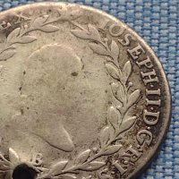 Сребърна монета 20 кройцера 1787г. Йозеф втори Кремниц Свещена Римска Империя 12232, снимка 4 - Нумизматика и бонистика - 42968210