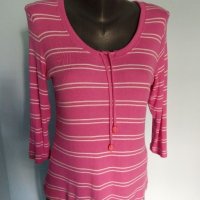 Брандова еластична блузка с 7/8 ръкави "Globe trotter"®, снимка 1 - Блузи с дълъг ръкав и пуловери - 14364334