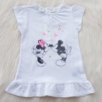 Рокля за бебе Мини и Мики Маус 3-6 месеца, снимка 1 - Бебешки рокли - 37772326