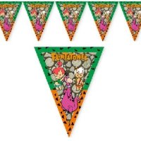 Семейство Флинстоун Flintstones Парти Гирлянд Знаменца Флаг Банер рожден ден, снимка 2 - Други - 40568397