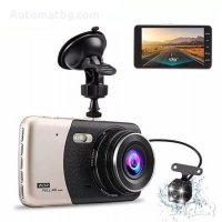 Видеорегистратор Automat, T503 - Full HD, 2 камери, нощно HDR заснемане, G-сензор, Сив/Черен , снимка 1 - Аксесоари и консумативи - 28028561