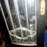 продавам старинен шкаф етажерка с уникално стъкло, снимка 4 - Бюфети - 43661059