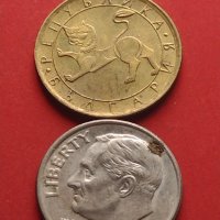 Лот монети от цял свят 12 броя Румъния, Англия, Америка за КОЛЕКЦИОНЕРИ 41573, снимка 3 - Нумизматика и бонистика - 43029220
