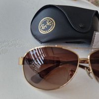 Ray Ban оригинални дамски слънчеви очила кафеви, снимка 3 - Слънчеви и диоптрични очила - 40547195