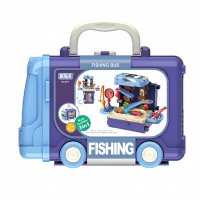 Детски риболовен комплект в куфар 3в1, снимка 2 - Игри и пъзели - 38345280