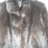 Дамско Качествено късо Палто от Визон, снимка 4 - Палта, манта - 43484696