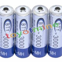 4 бр x AA 3000 mAh 1.2V Ni-MH акумулаторни батерии акумулаторна батерия презареждащи за MP3 фотоапар, снимка 15 - Други стоки за дома - 26444293