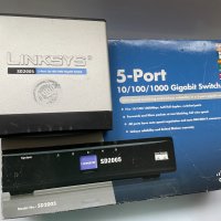 Cisco Linksys SD2005 5-Port 10/100/1000 Gigabit Switch, снимка 1 - Суичове - 40605202
