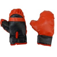 Детска боксова круша на стойка и детски боксови ръкавици, червени, снимка 3 - Други - 43214914
