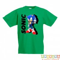 Детска тениска Соник Sonic the Hedgehog 3, снимка 2 - Детски тениски и потници - 32943466