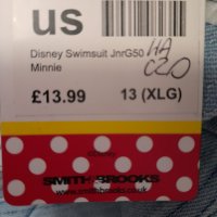 Нов детски дънков сукман Disney -Minnie Mouse, снимка 6 - Детски рокли и поли - 37254567