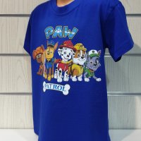 Нова детска тениска с дигитален печат PAW Patrol (Пес патрул) в цвят ротманс, снимка 3 - Детски тениски и потници - 37355434