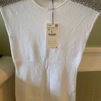 Блуза без ръкав Zara, снимка 1 - Потници - 40196587