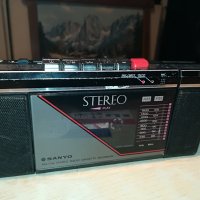 sanyo m-s200f stereo-made in japan-внос switzerland, снимка 2 - Радиокасетофони, транзистори - 28683558