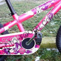 Детски велосипед/колело 16” Scott Contessa JR, алуминиева рамка, розов, контра , снимка 9 - Велосипеди - 43843167