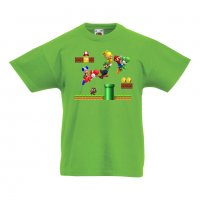 Детска тениска Супер Марио Super Mario 10, снимка 2 - Детски тениски и потници - 33083076