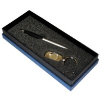 Подаръчен комплект (ключодържател и химикалка), снимка 2 - Ученически пособия, канцеларски материали - 39599499