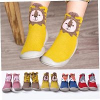 Детски Чорапи с гумена подметка против хлъзгане , Различни цветове , Различни номера , снимка 2 - Чорапи - 43446929