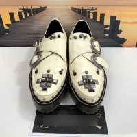 Coach Western Creeper дизайнерски кожени обувки с шипове номер 39- 40, снимка 6 - Дамски елегантни обувки - 40240618