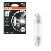 LED крушка OSRAM LEDriving SL C5W-41mm (6413DWP-01B/SV8.5-8/6000K), снимка 2 - Аксесоари и консумативи - 39008450