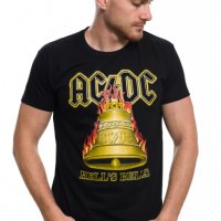 Нова мъжка тениска с дигитален печат на музикалната група AC/DC - Hells Bells, снимка 13 - Тениски - 29930800