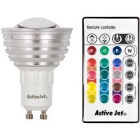 LED лампа Active Jet AJE-P3110RGB/GU10, снимка 1 - Крушки - 27838887